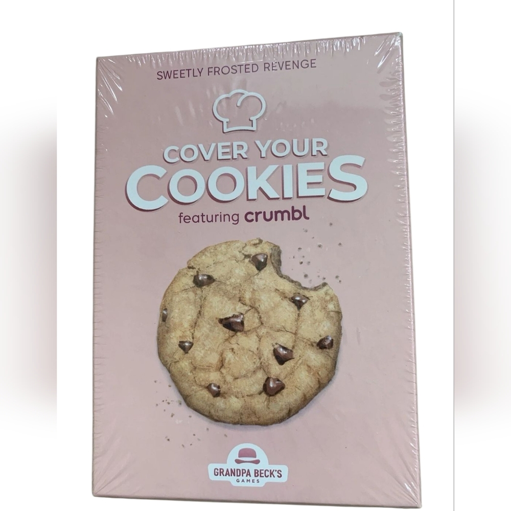 Grandpa Beck's Card Game Cover Your Cookies Featuring CRUMBL, NWT/NIP
